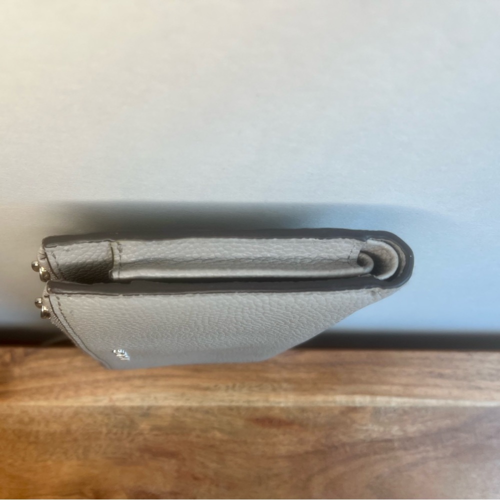 Michael Kors Adele Double-Zip Silver-Tone Wristlet - Picture 12 of 14